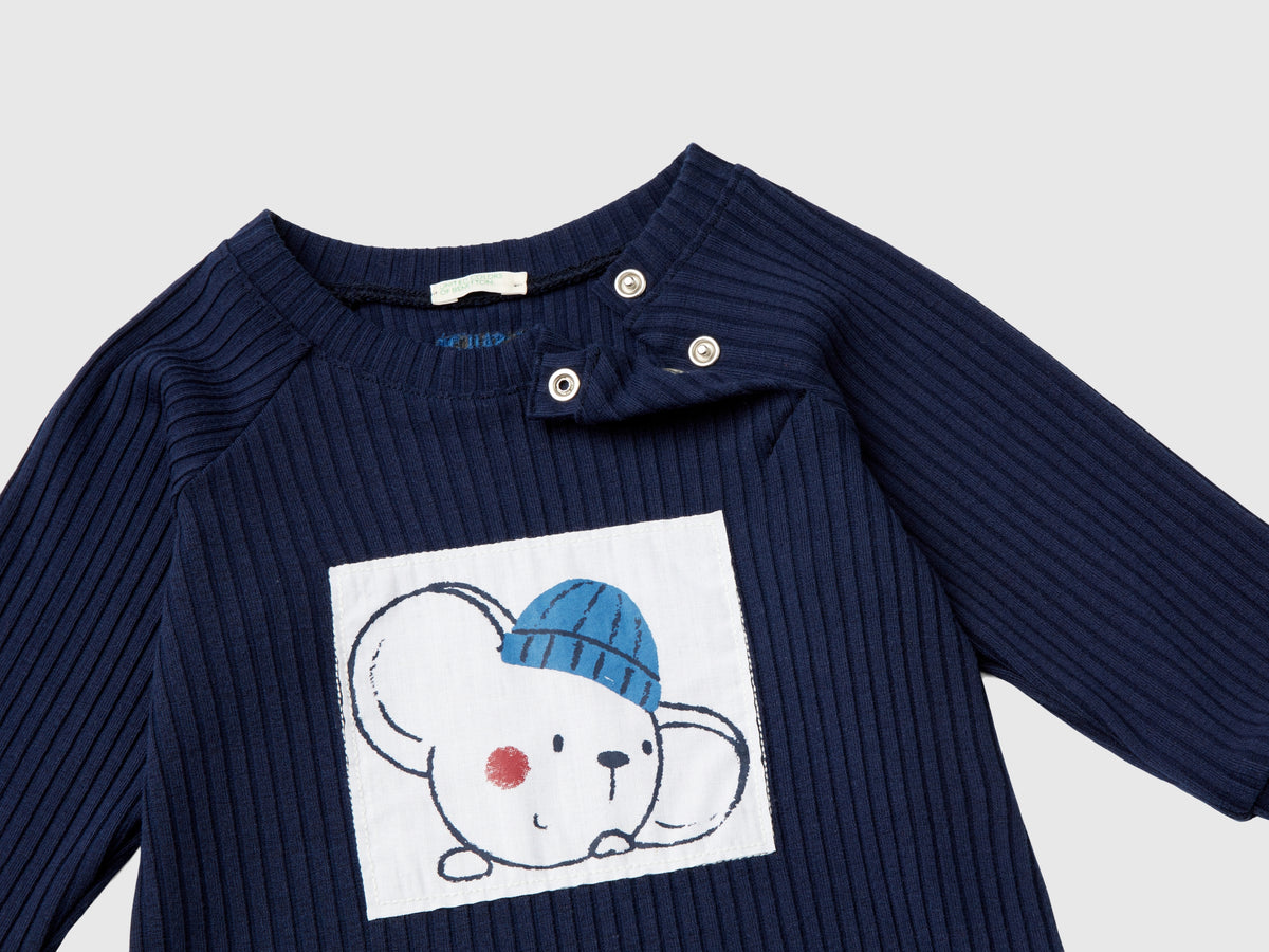 Set tutina e cappellino in misto viscosa stretch