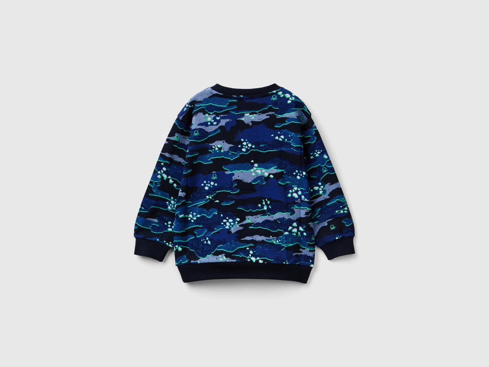 Felpa con stampa camouflage da bimbo multi-color 2 | Benetton Outlet