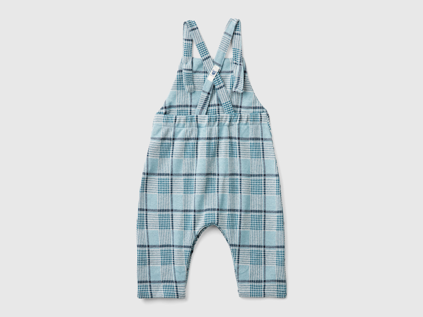 Salopette jacquard principe di Galles da neonato multi-color 2 | Benetton Outlet