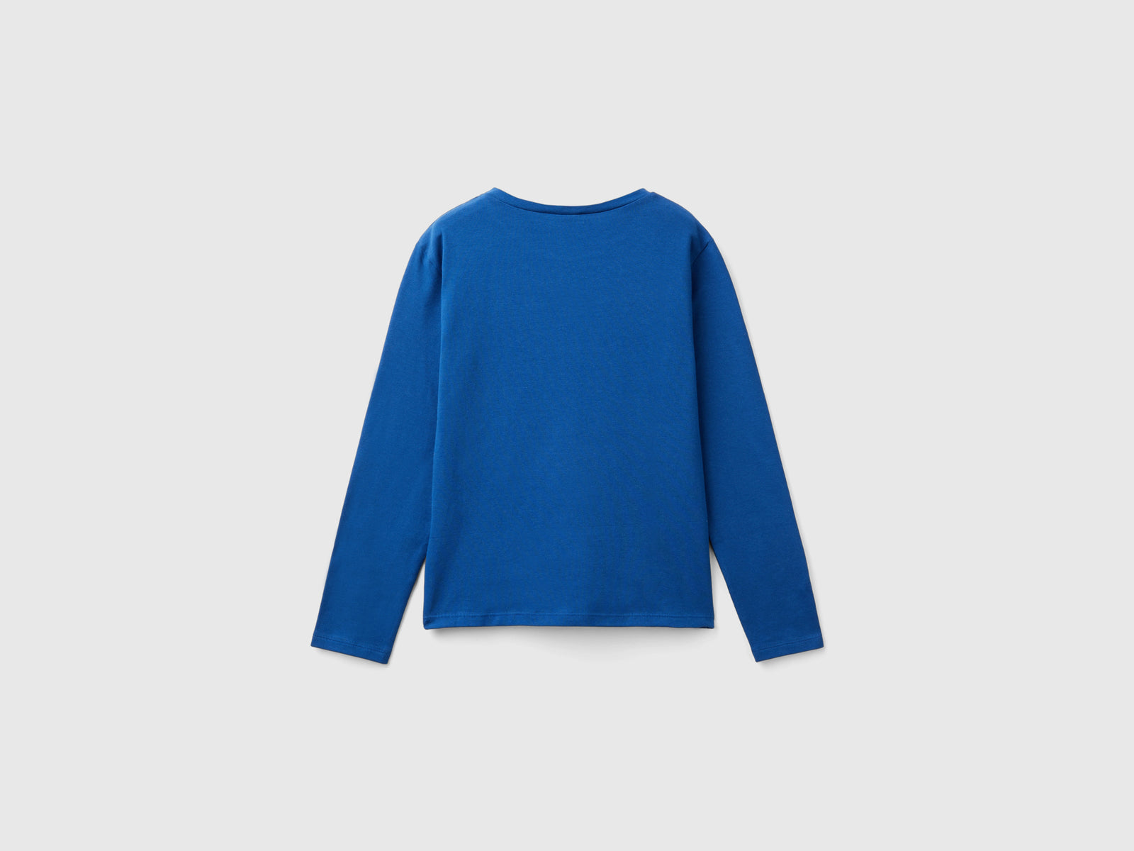 T-shirt con cuori cut out da bambina blu 2 | Benetton Outlet