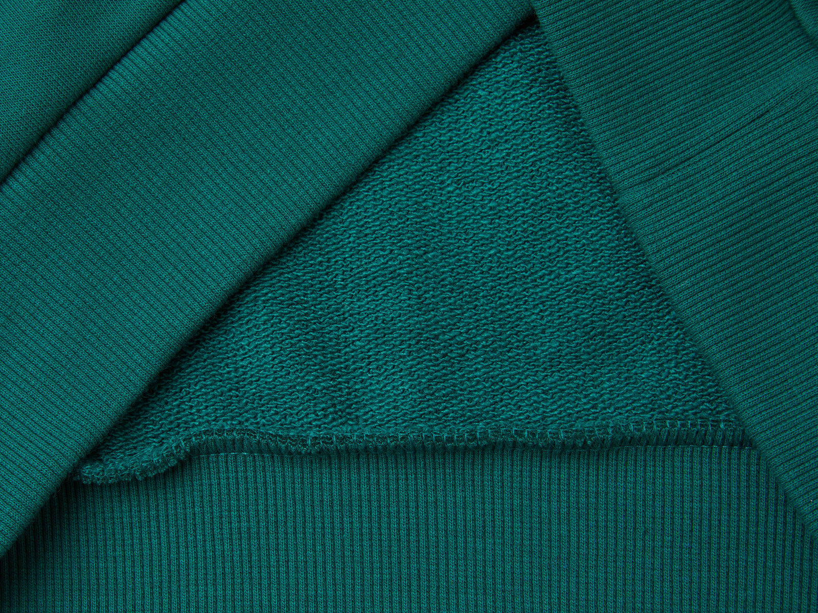 Felpa con cappuccio e stampa da bambino verde scuro 3 | Benetton Outlet