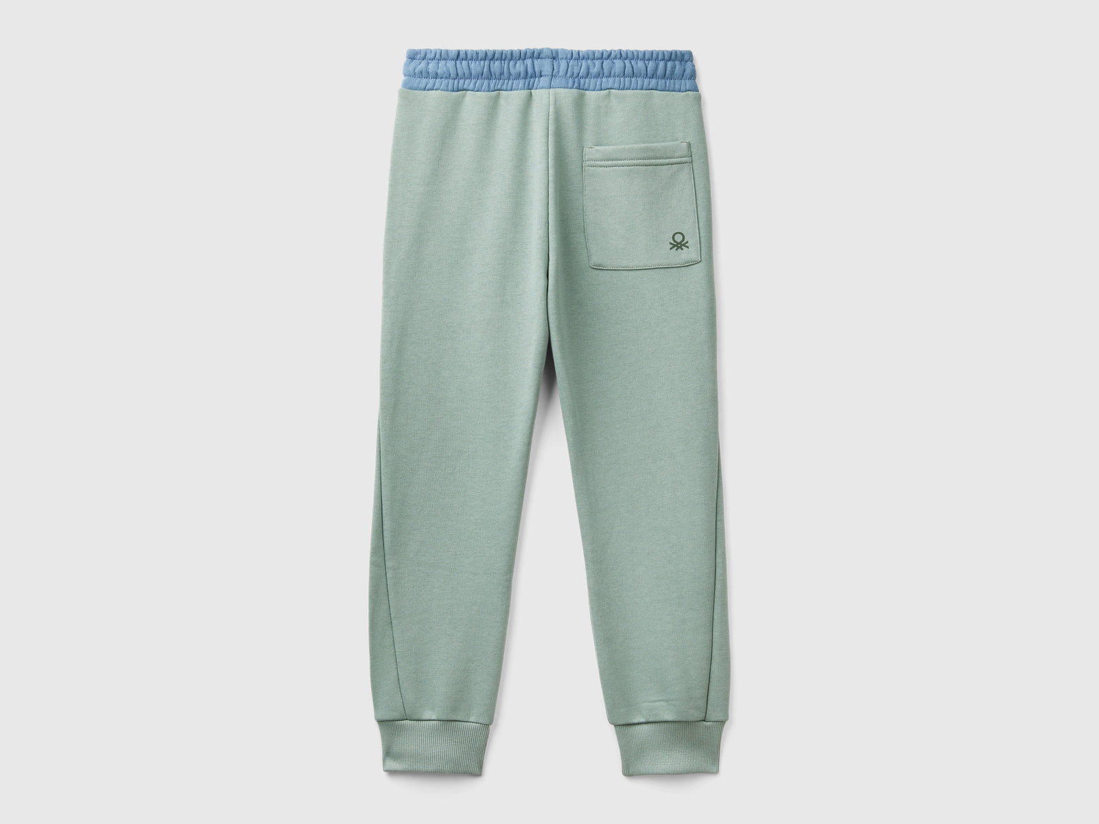 Joggers con coulisse da bambino verde chiaro 2 | Benetton Outlet