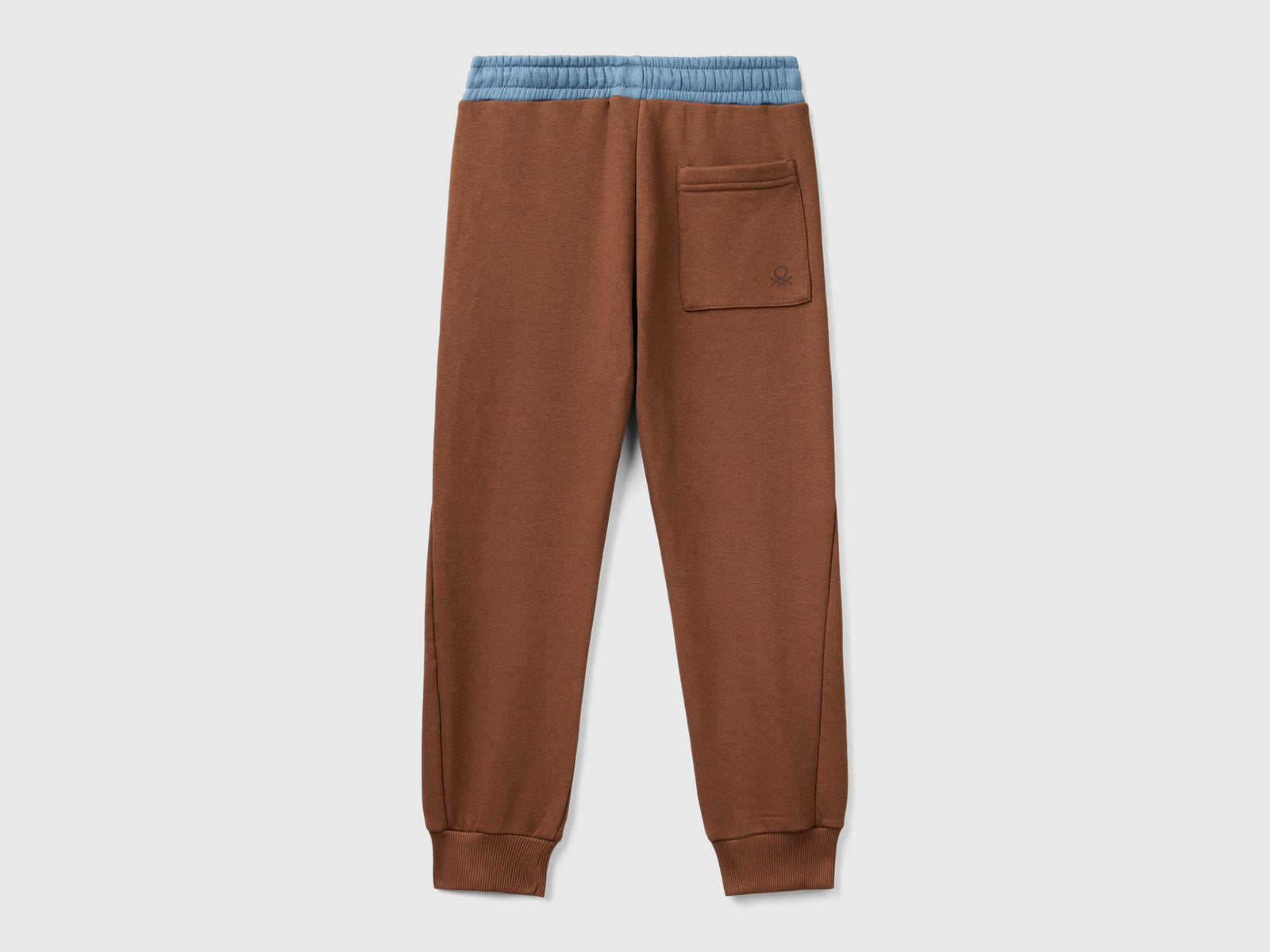 Joggers con coulisse da bambino marrone 2 | Benetton Outlet