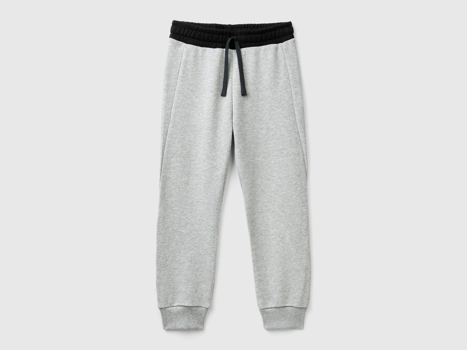 Joggers con coulisse da bambino grigio chiaro | Benetton Outlet