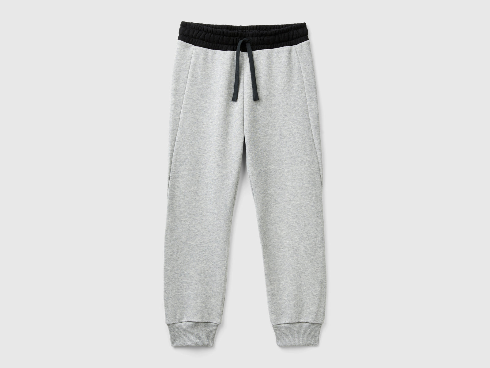 Joggers con coulisse da bambino grigio chiaro | Benetton Outlet