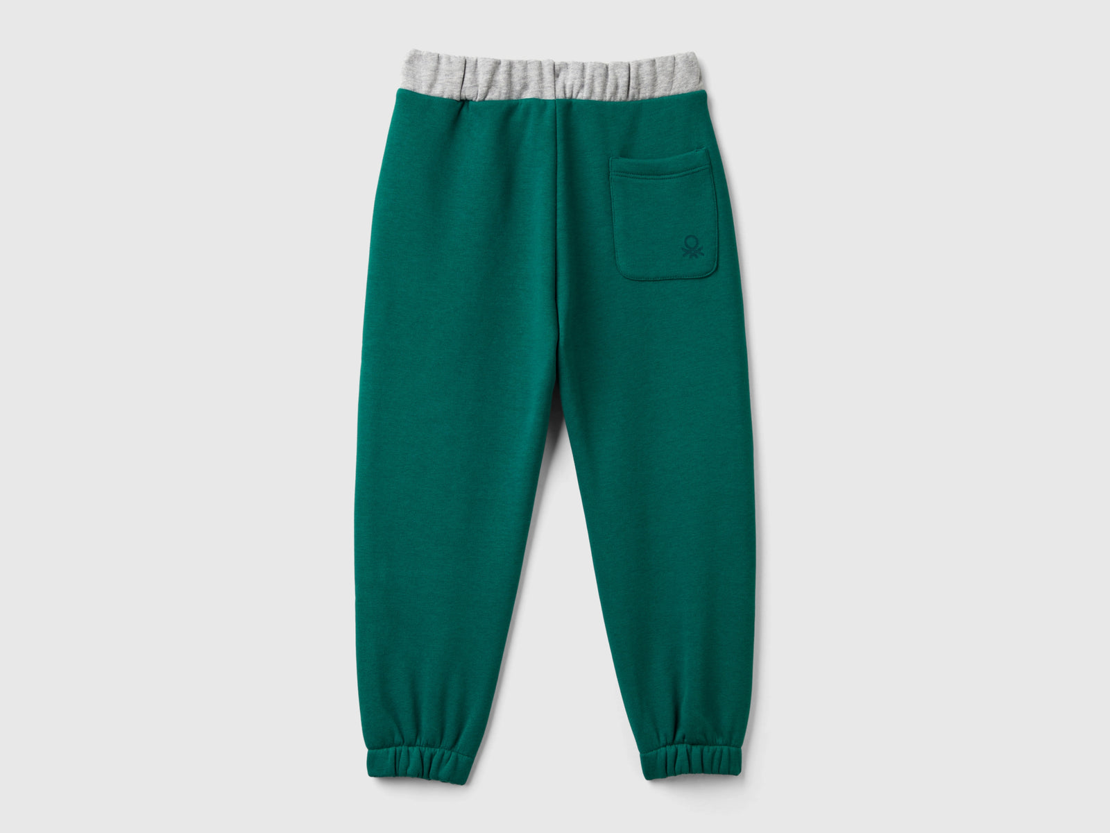 Joggers con coulisse da bimbo verde scuro 2 | Benetton Outlet