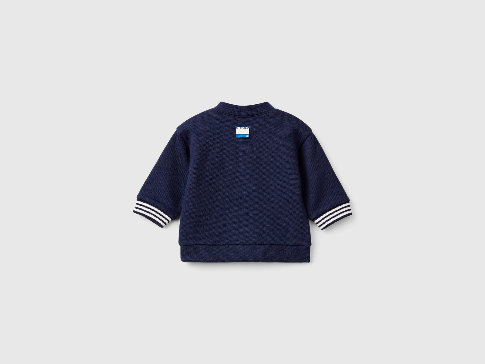 Felpa con stampa animaletto da neonato blu scuro 2 | Benetton Outlet