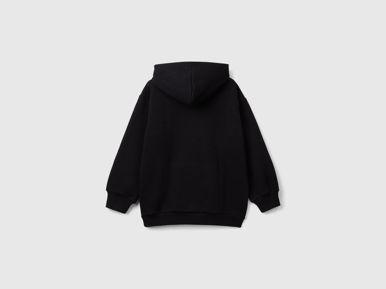 Felpa con stampa spessorata da bambino nero 2 | Benetton Outlet