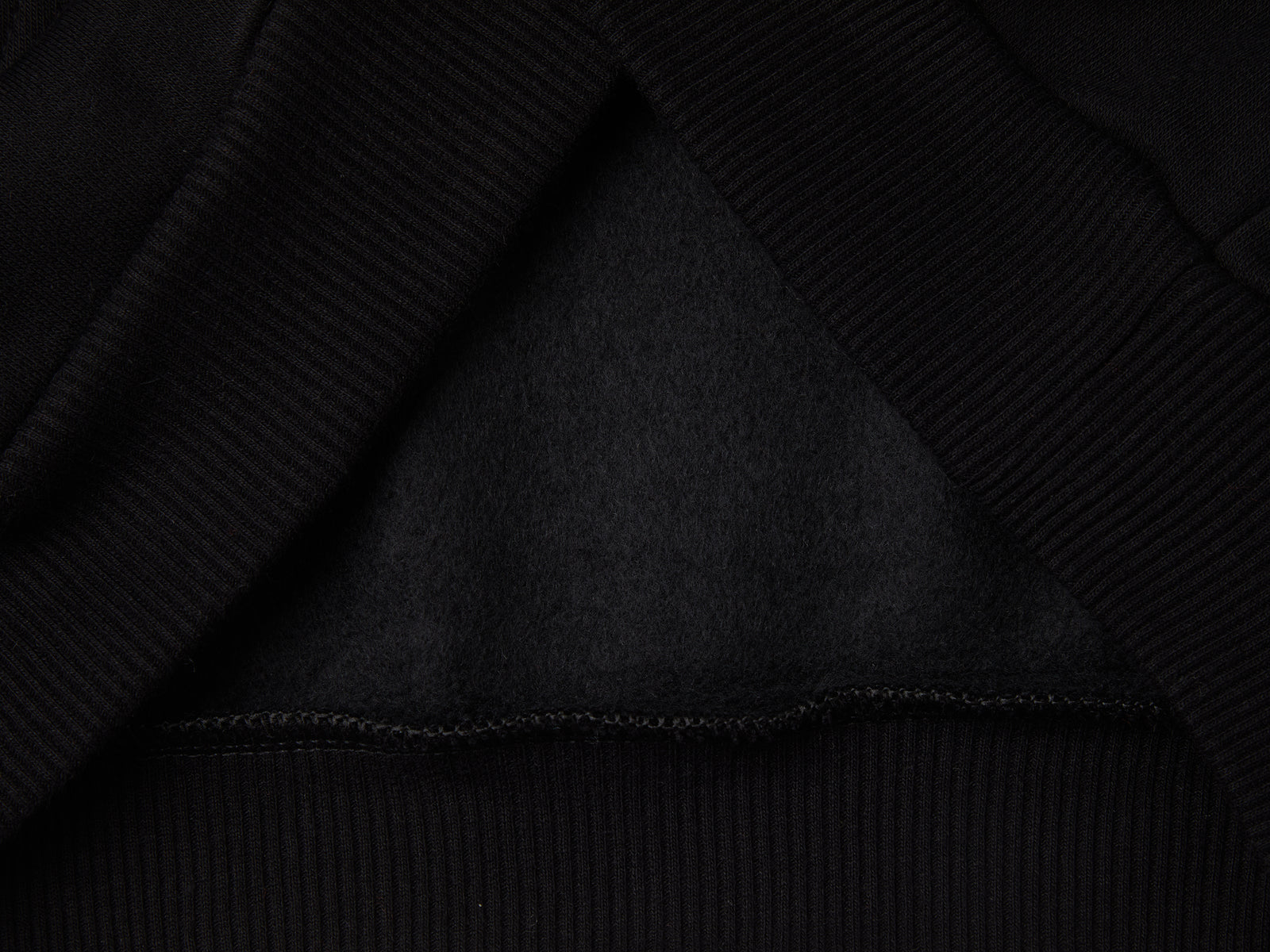 Felpa con stampa spessorata da bambino nero 3 | Benetton Outlet