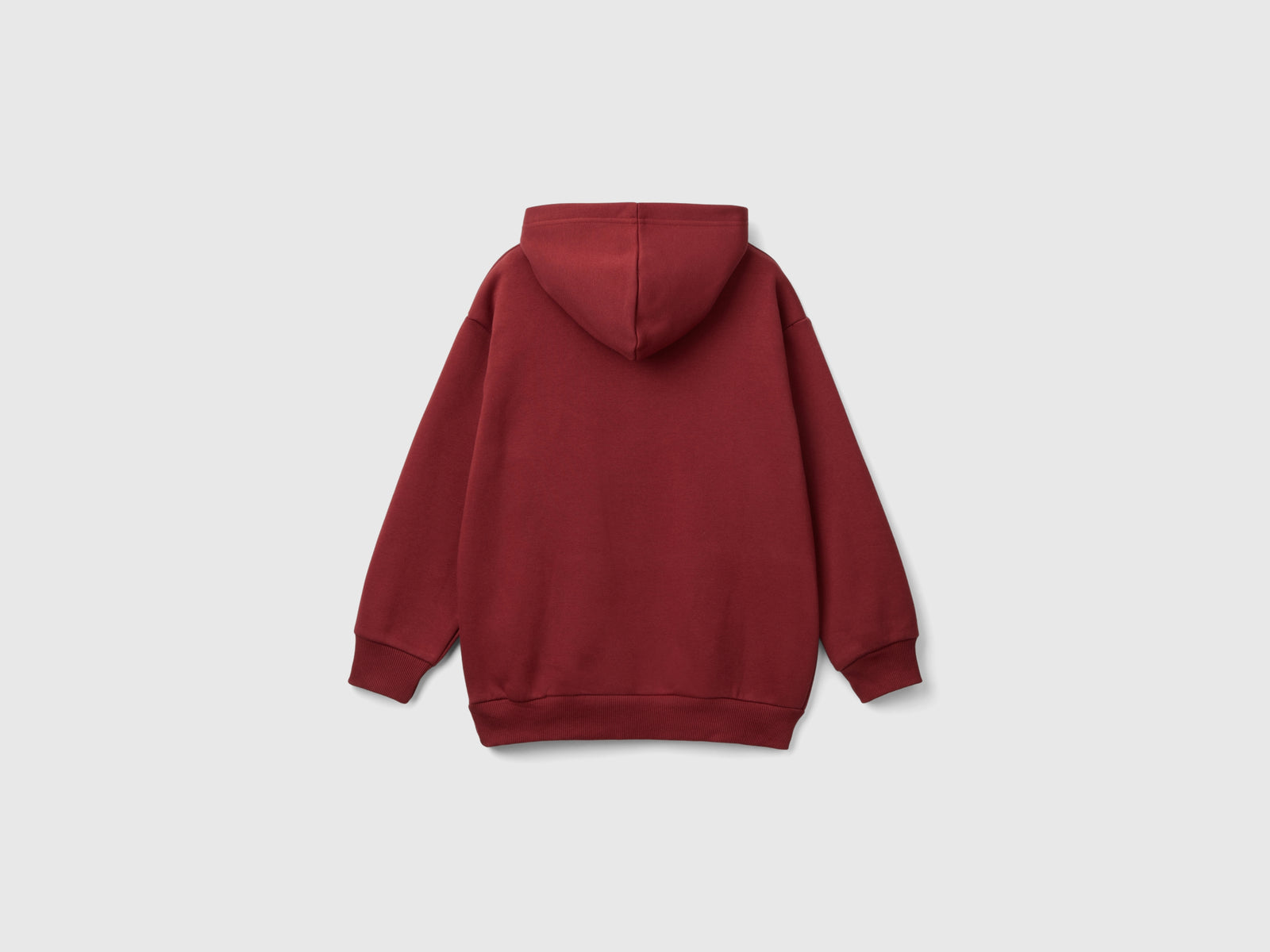 Felpa con stampa spessorata da bambino bordeaux 2 | Benetton Outlet
