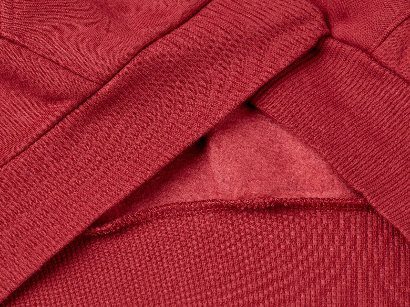 Felpa con zip e stampa spessorata da bambino bordeaux 3 | Benetton Outlet