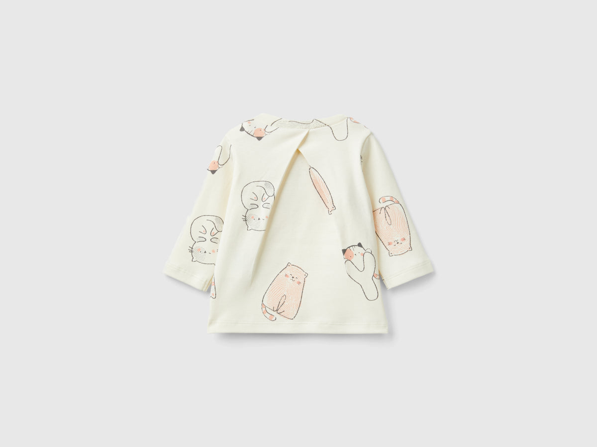T-shirt gattini in puro cotone