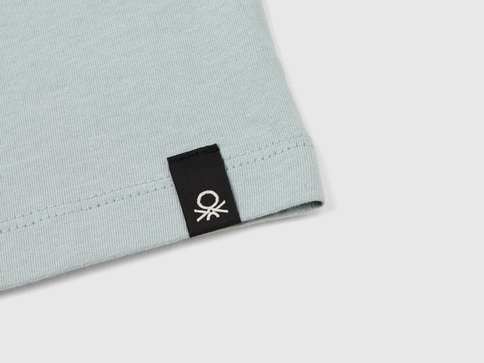 T-shirt ©Peanuts con stampa e ricamo da bimbo grigio perla 3 | Benetton Outlet
