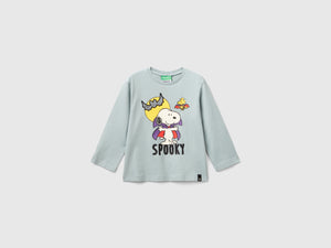 T-shirt ©Peanuts con stampa e ricamo