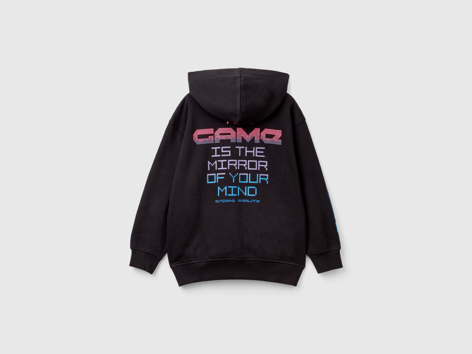 Felpa gamer con stampa slogan da bambino nero 2 | Benetton Outlet