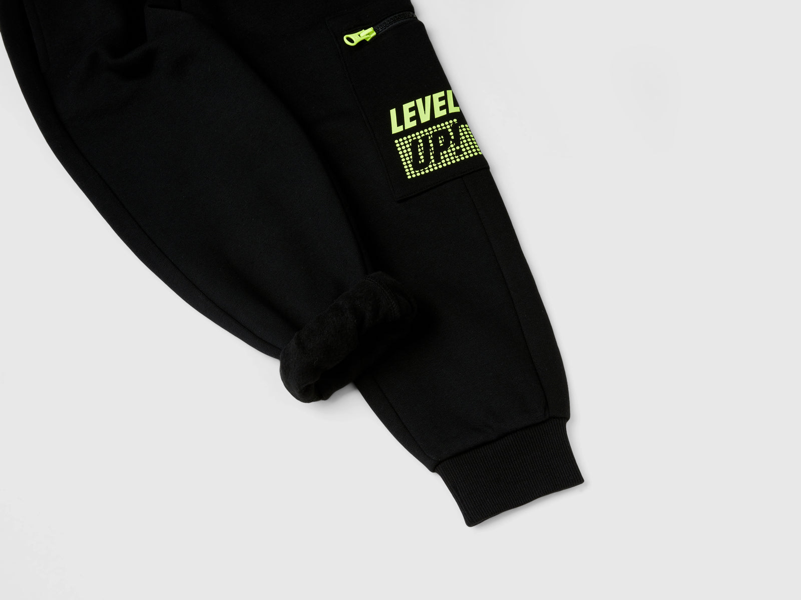 Joggers gamer in misto cotone da bambino nero 3 | Benetton Outlet