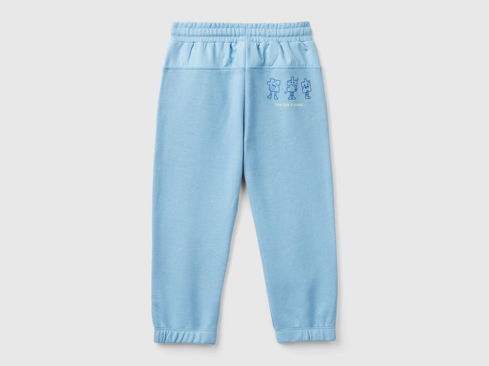 Pantaloni in felpa da bimbo azzurro 2 | Benetton Outlet