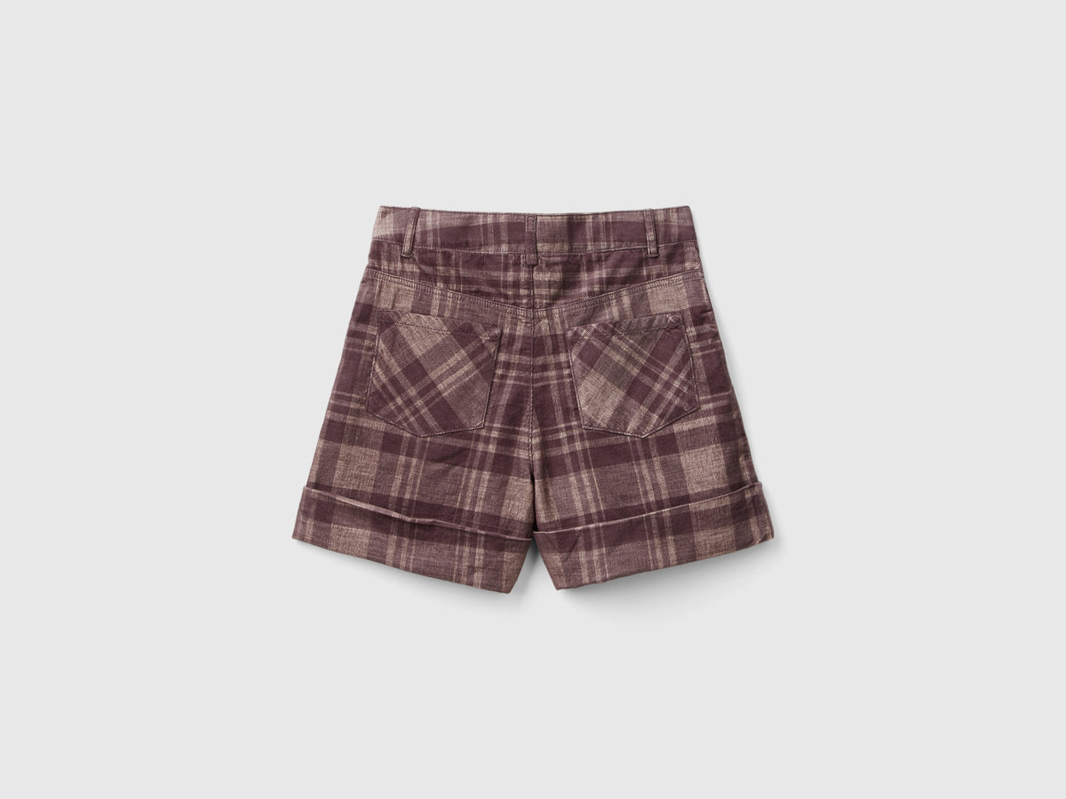 Bermuda tartan in velluto