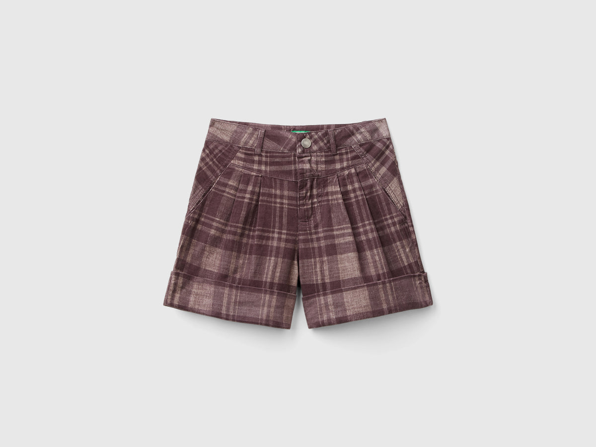 Bermuda tartan in velluto