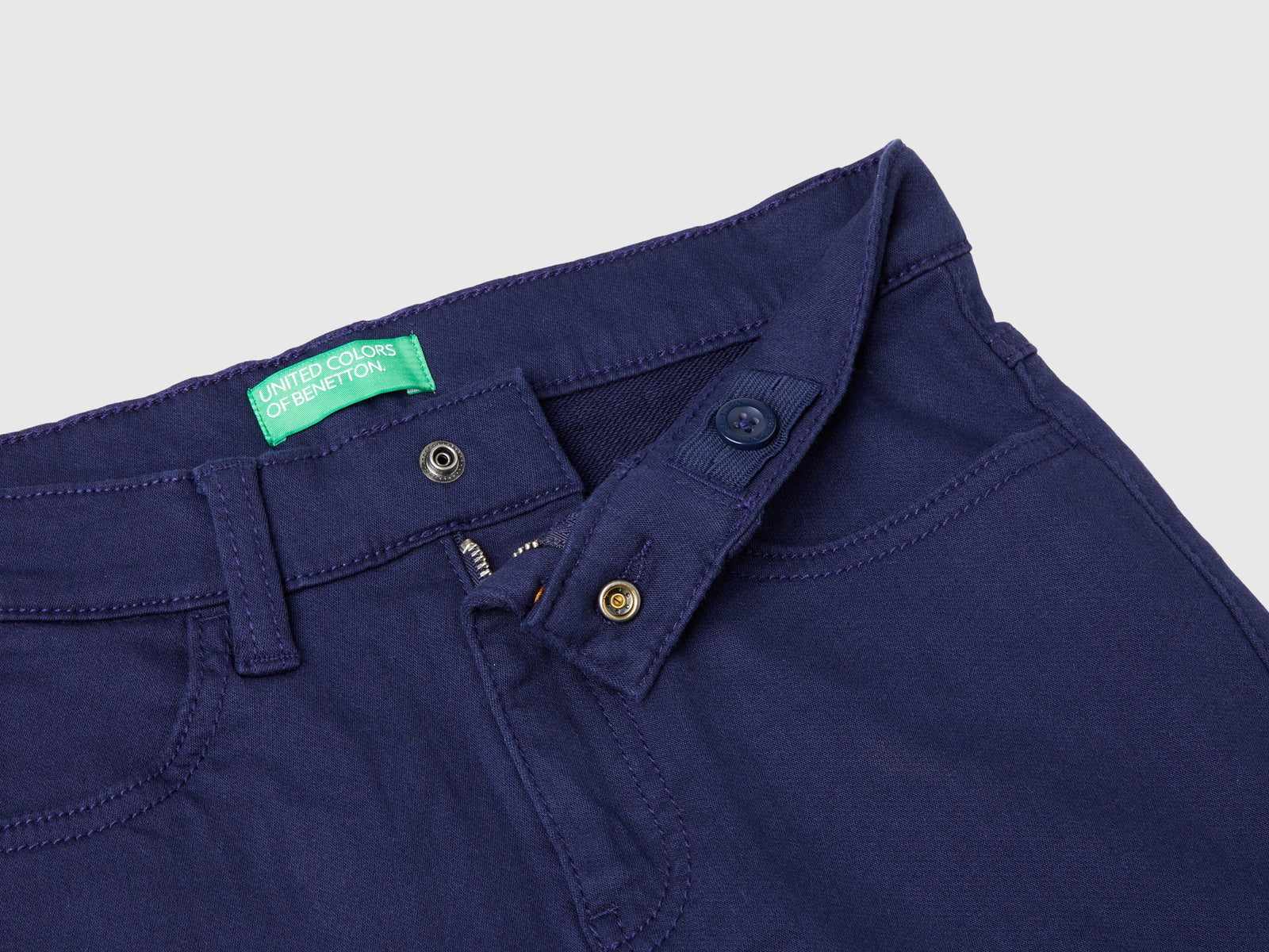 Pantaloni carrot fit da bambino blu scuro 3 | Benetton Outlet