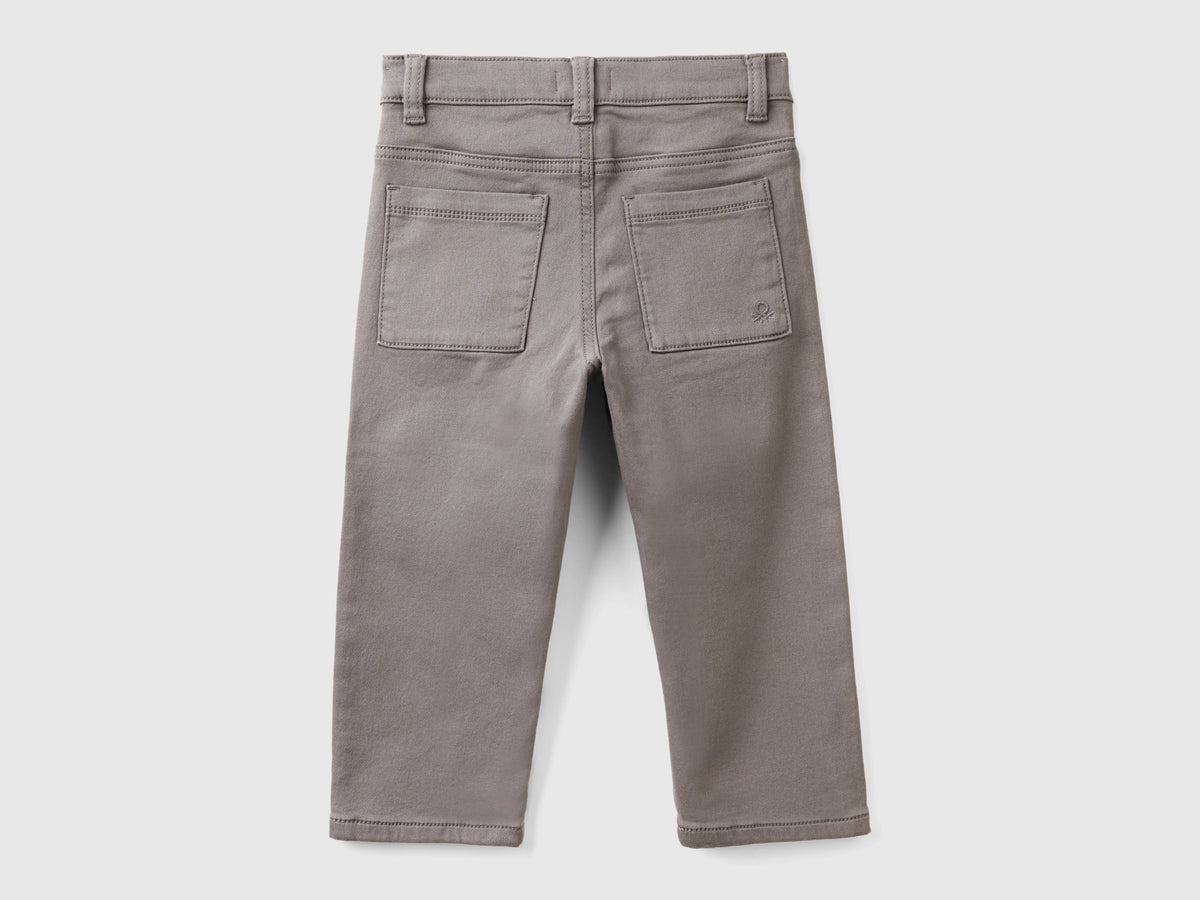 Pantaloni in cotone stretch