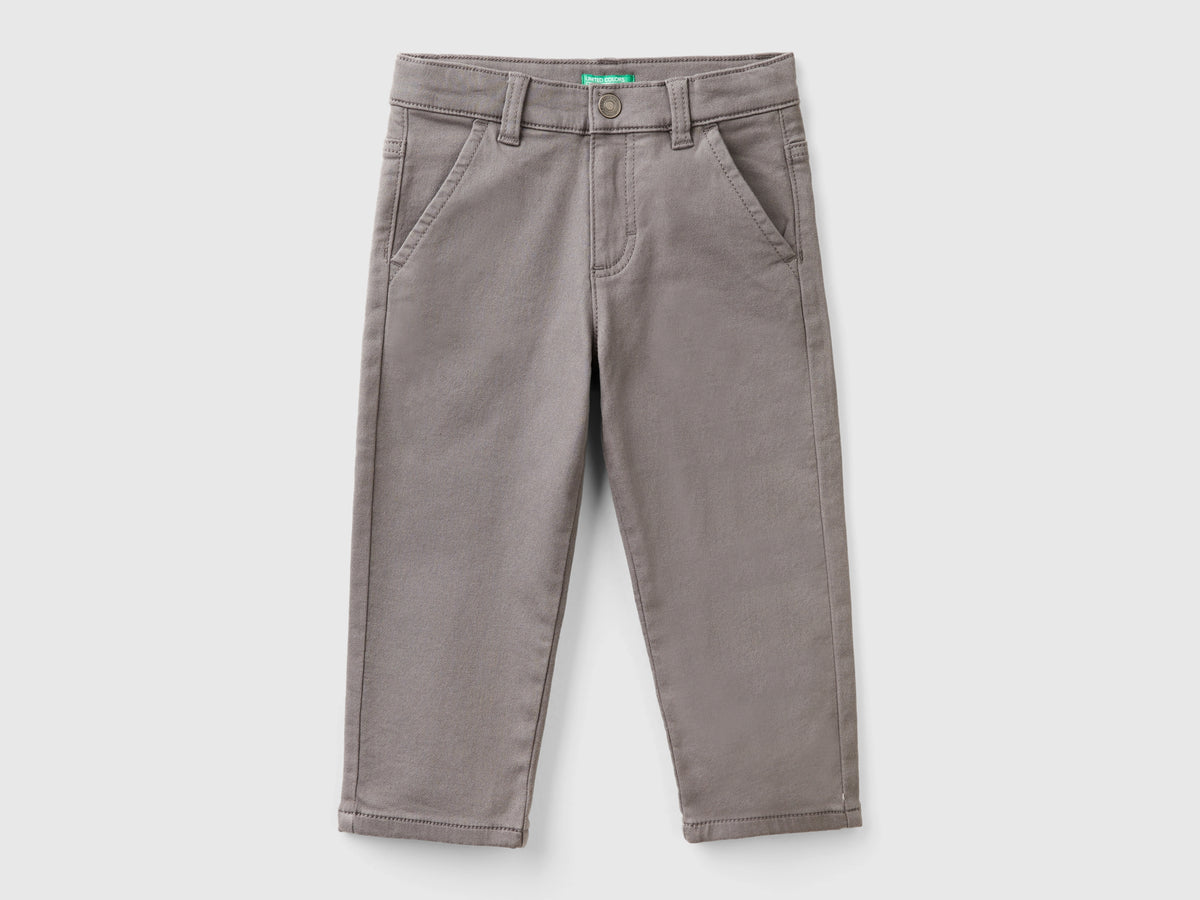 Pantaloni in cotone stretch