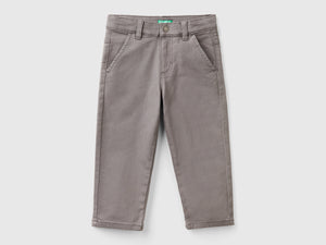 Pantaloni in cotone stretch