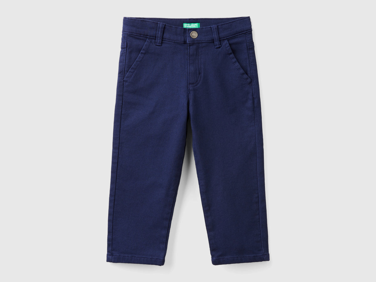Pantaloni in cotone stretch