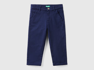 Pantaloni in cotone stretch