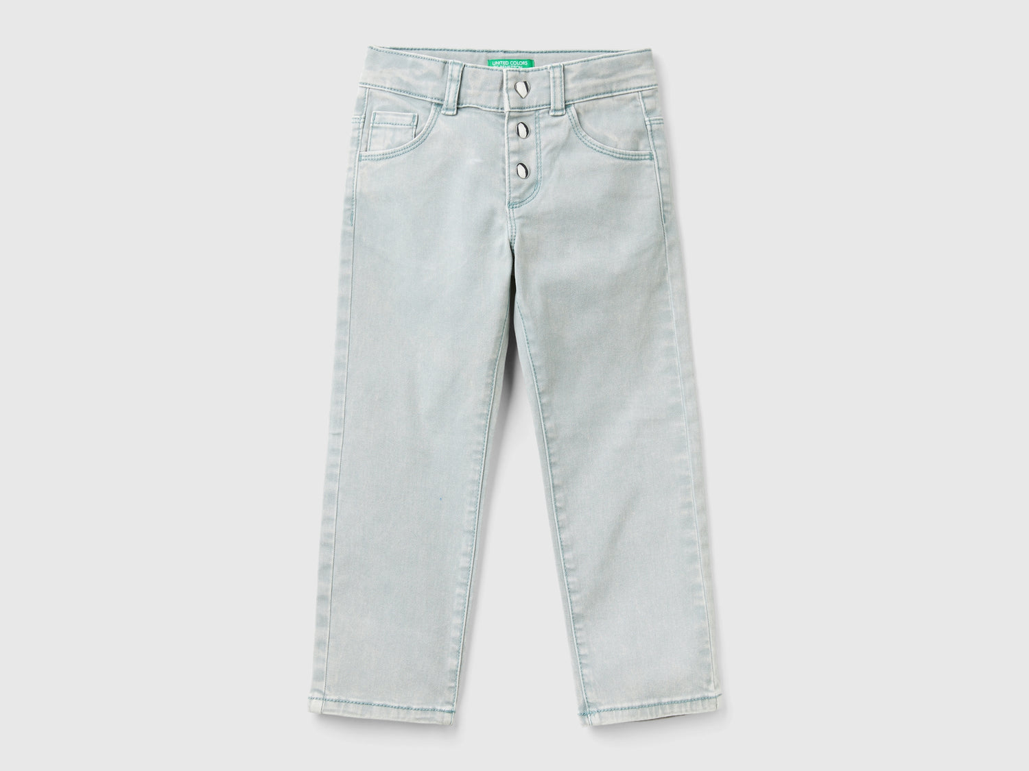 Pantalones ajustados da bimba celeste | Benetton Outlet