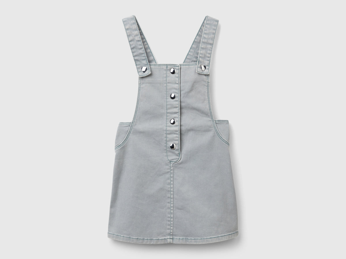 Vestito salopette in cotone stretch