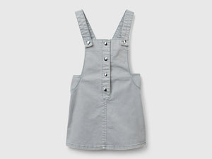 Vestito salopette in cotone stretch