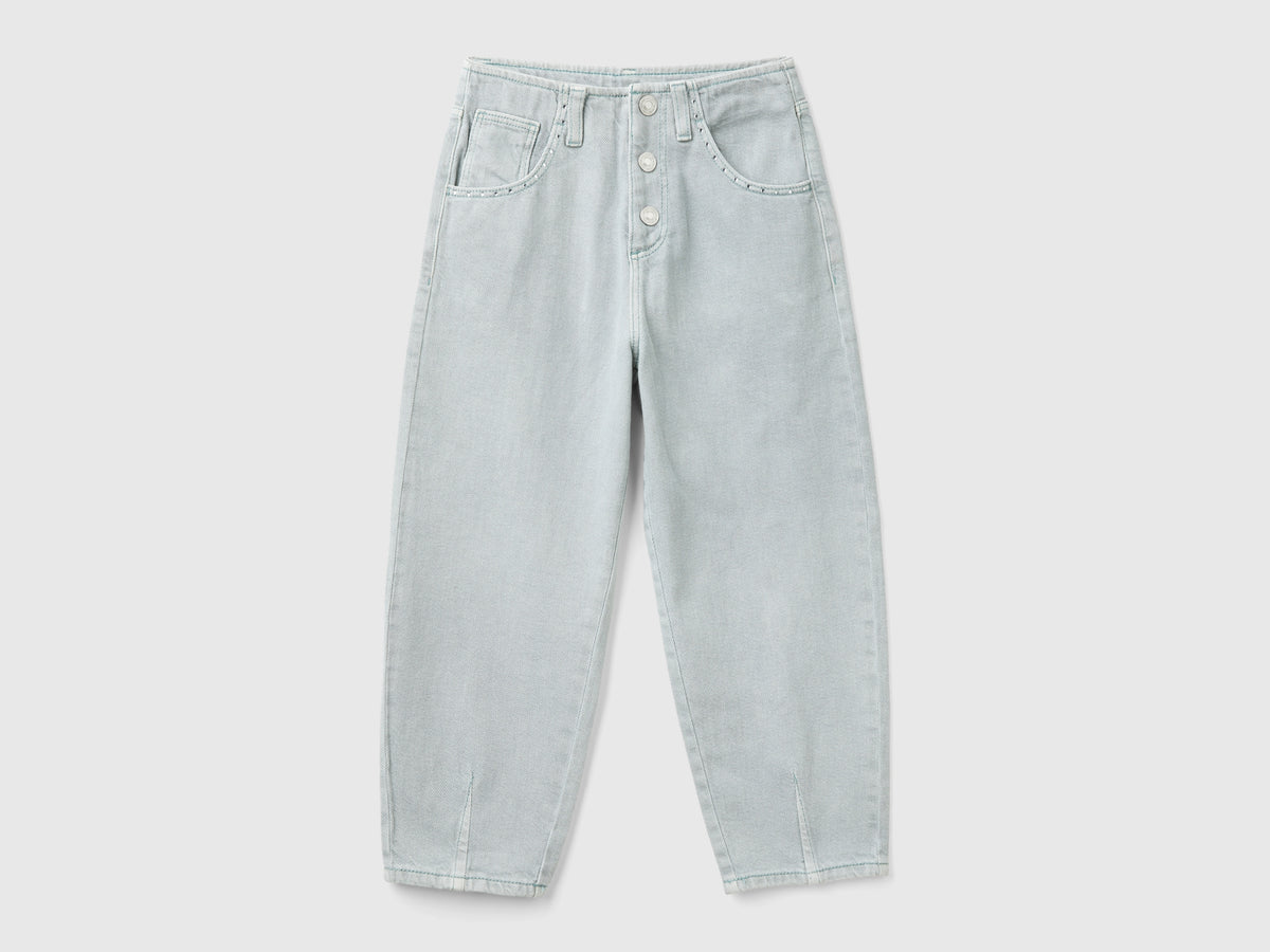 Slouchy fit trousers