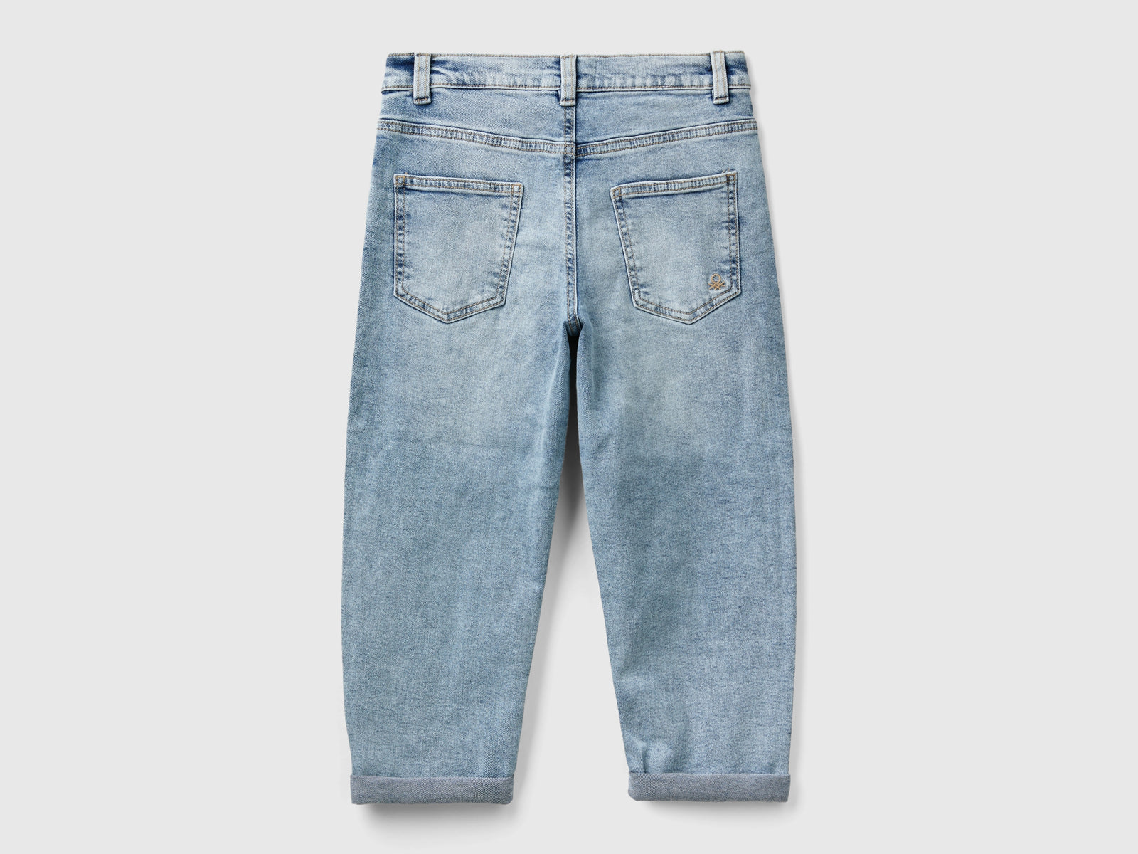 Jeans loose fit da bambino blu 2 | Benetton Outlet