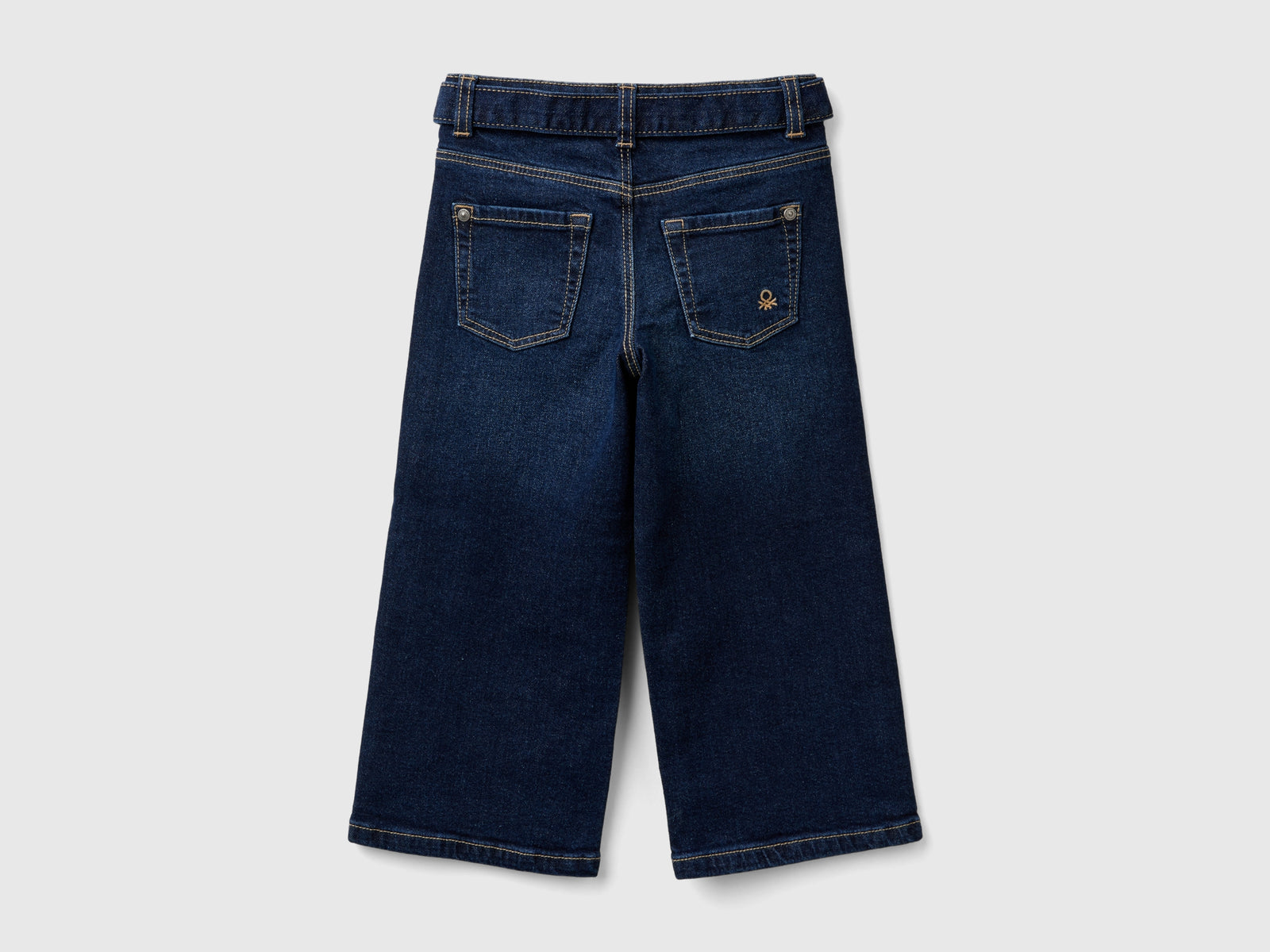 Jeans wide fit in denim da bimba blu 2 | Benetton Outlet