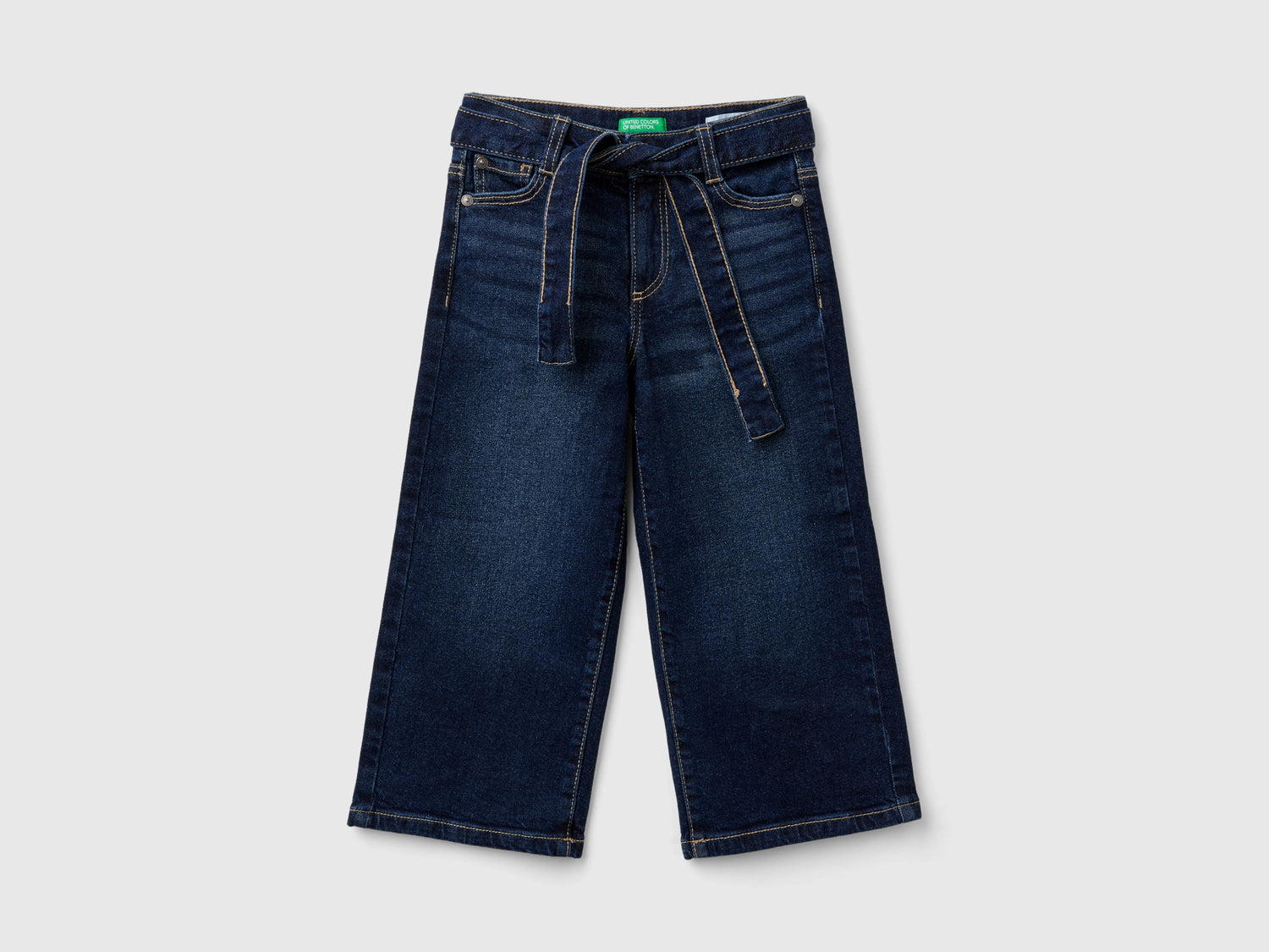 Jeans wide fit in denim da bimba blu | Benetton Outlet