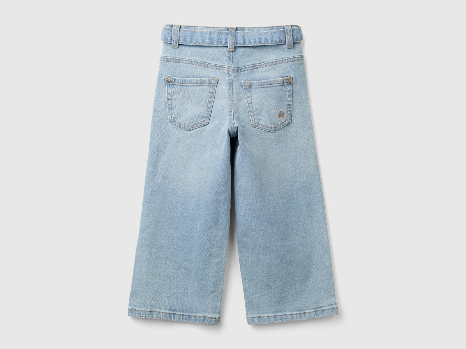 Jeans wide fit in denim da bimba azzurro 2 | Benetton Outlet