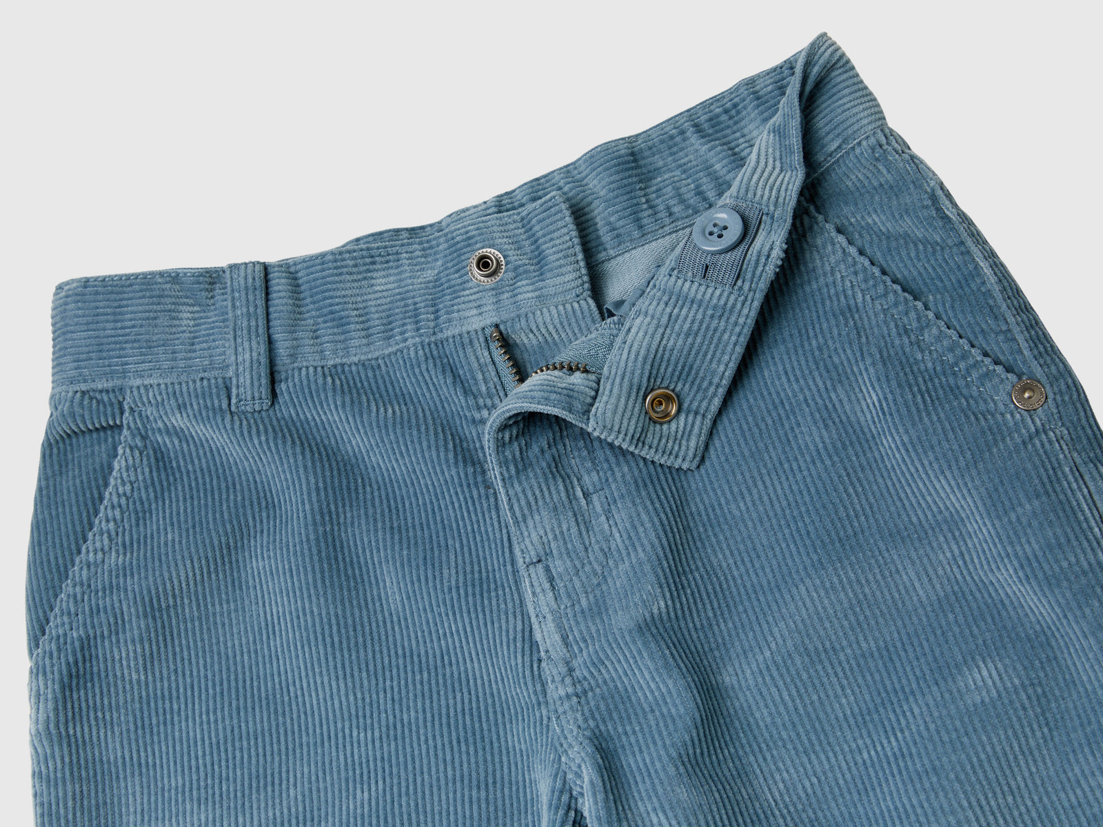 Pantaloni in velluto con risvolto da bimbo avio 3 | Benetton Outlet