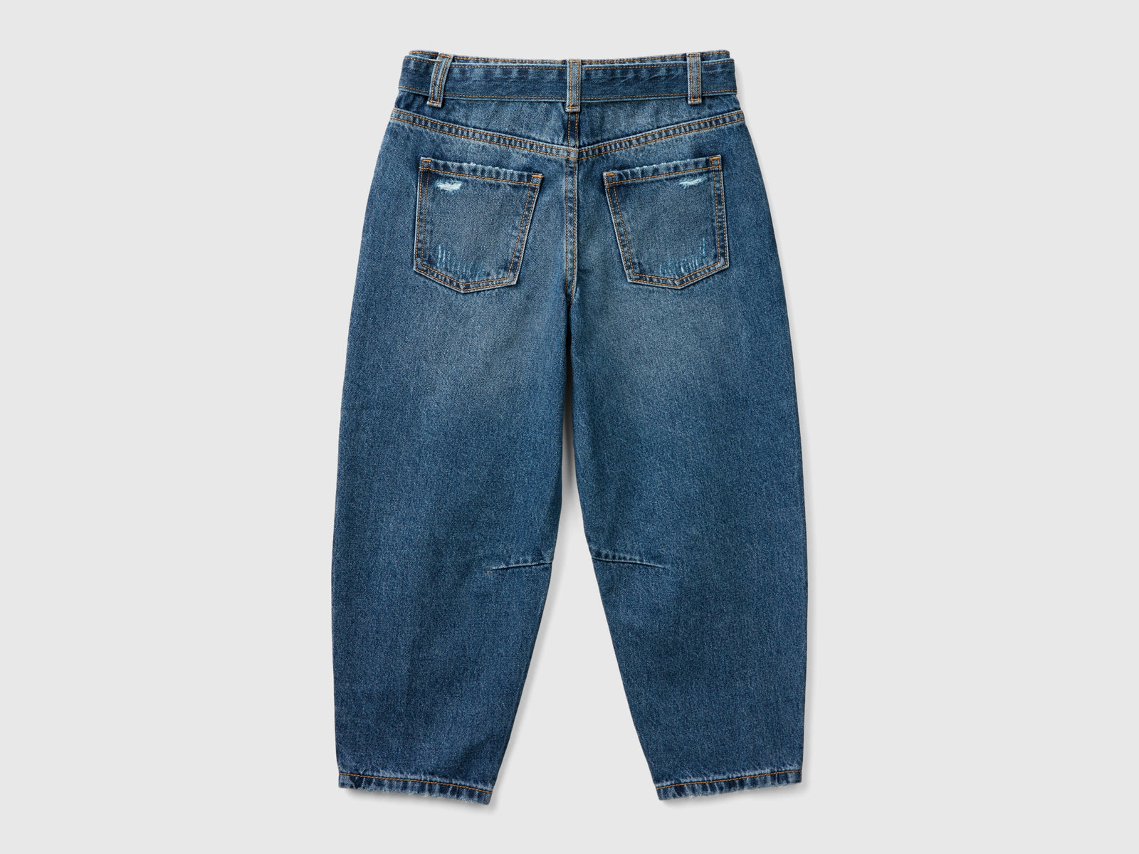 Slouchy fit jeans da bambina blu 2 | Benetton Outlet