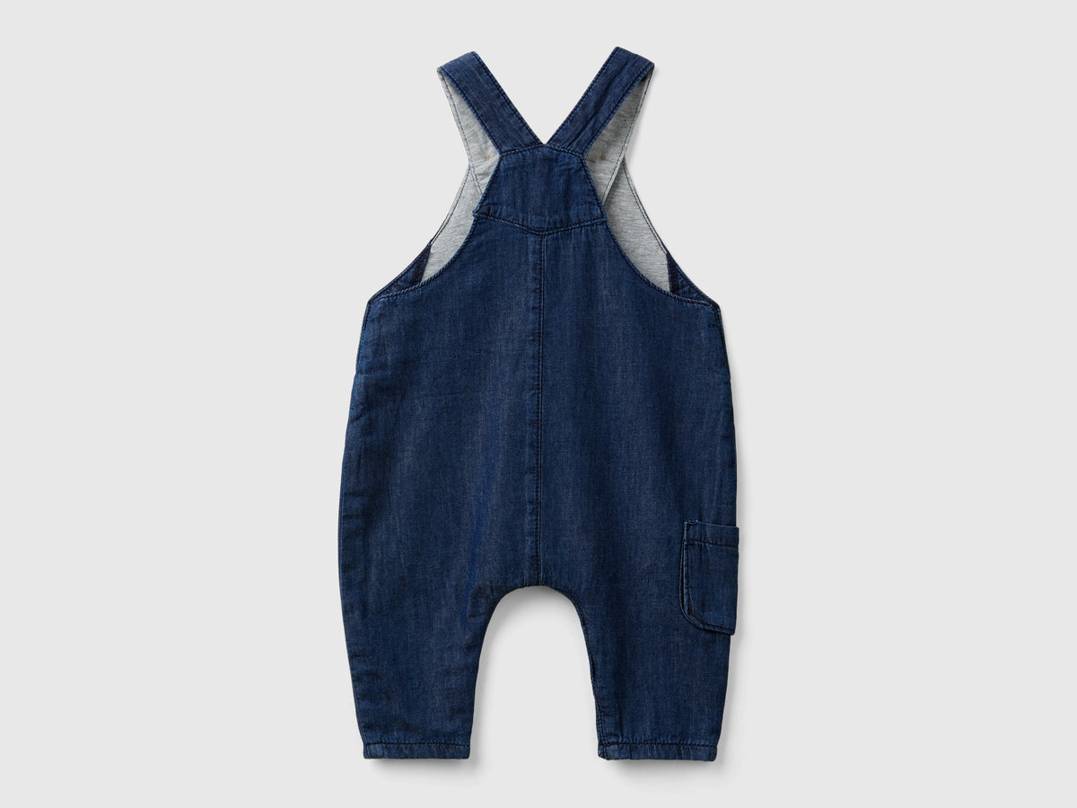 Salopette in chambray