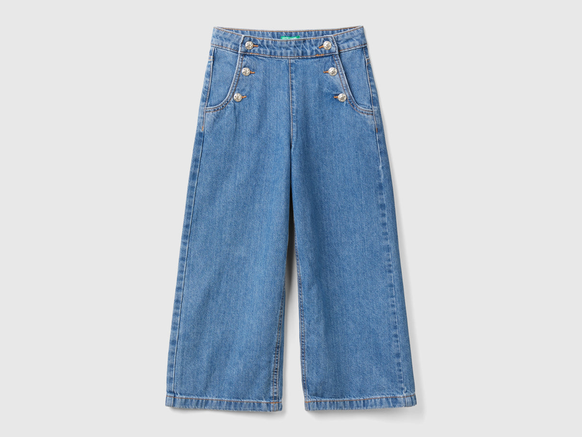 Jeans con applicazioni effetto gioiello