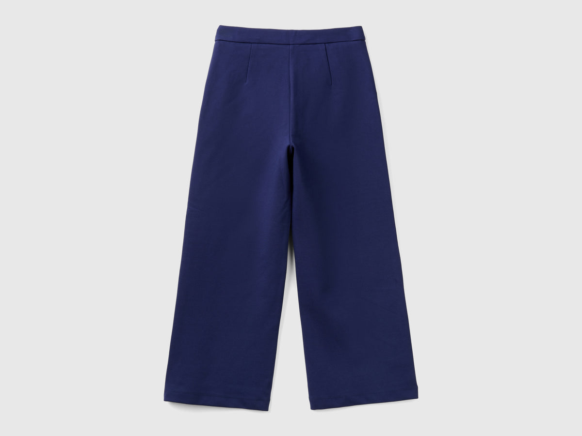 Pantaloni palazzo in misto viscosa