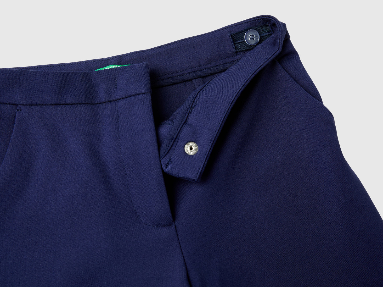 Pantaloni palazzo in misto viscosa da bambina blu scuro 3 | Benetton Outlet