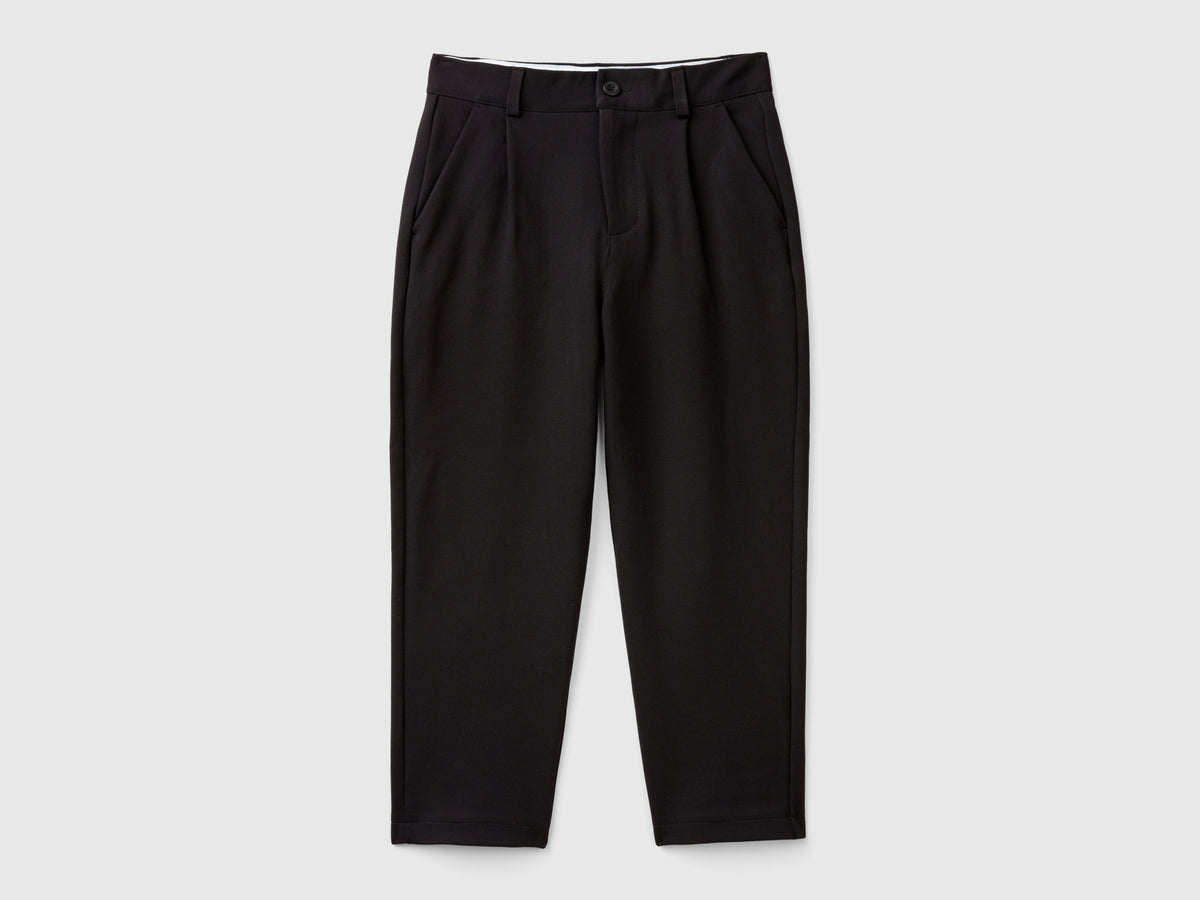 Pantaloni in misto viscosa stretch