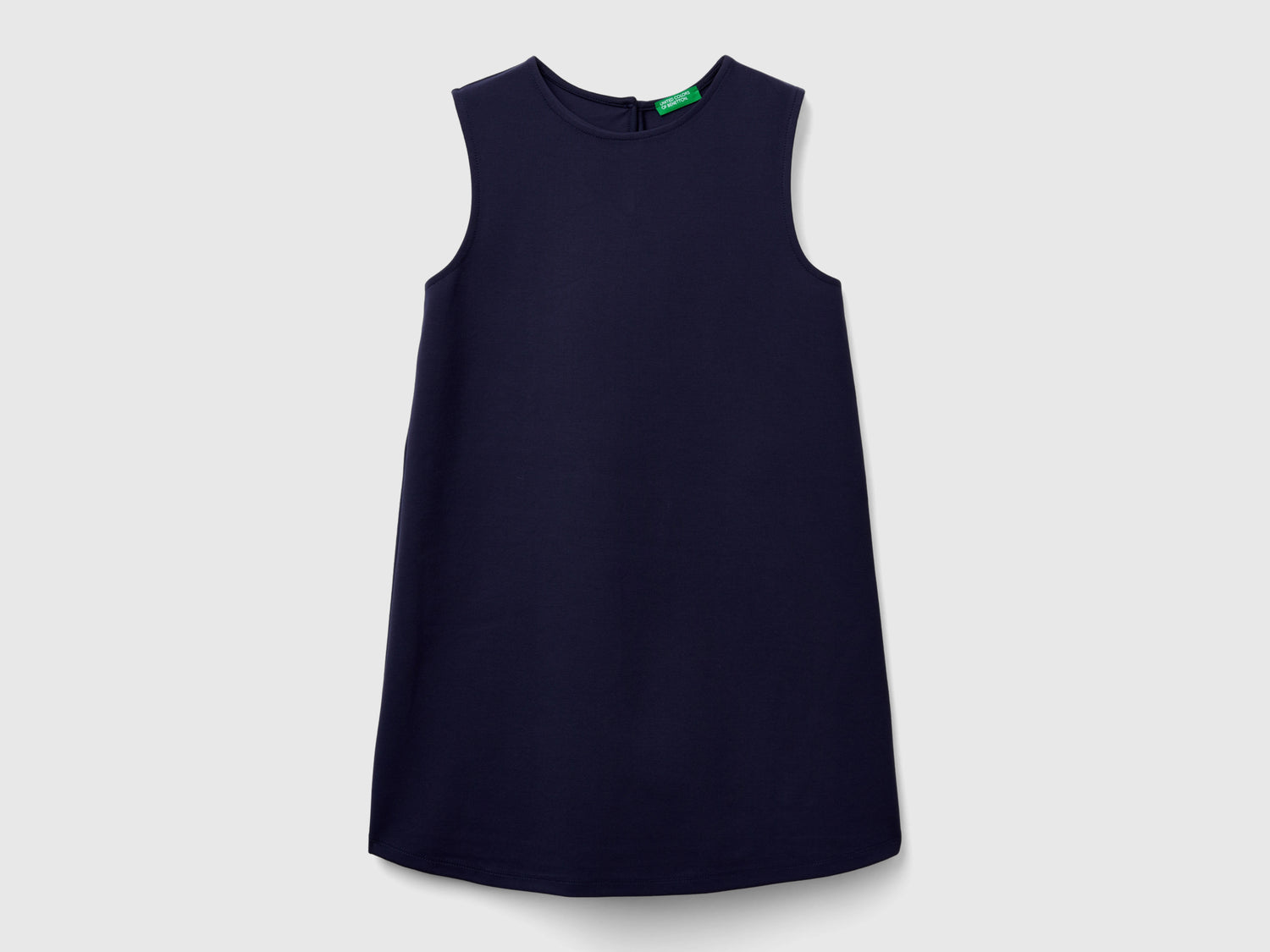 Vestito smanicato da bambina blu scuro | Benetton Outlet