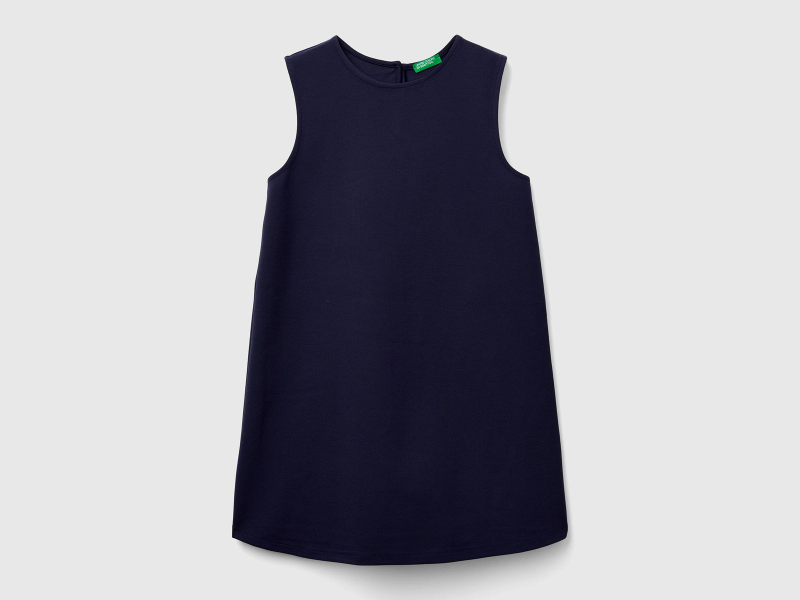 Vestito smanicato da bambina blu scuro | Benetton Outlet