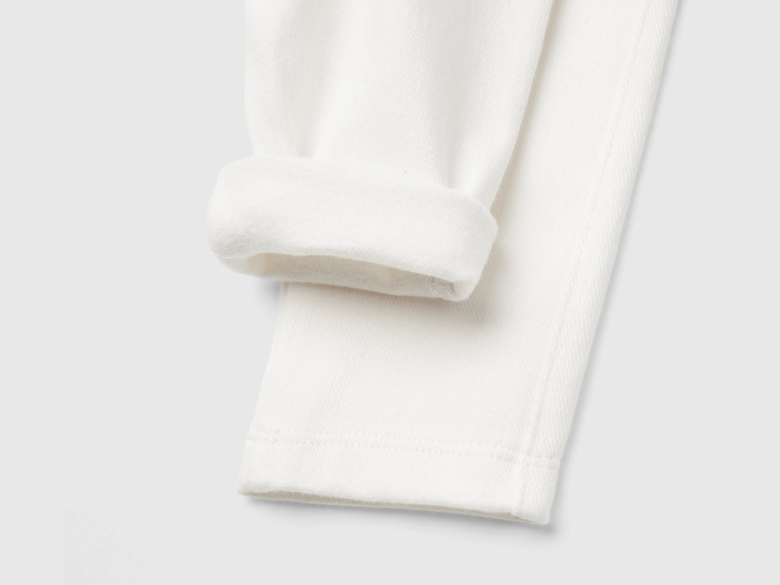 Jeggings súper elásticos da neonato bianco panna 3 | Benetton Outlet