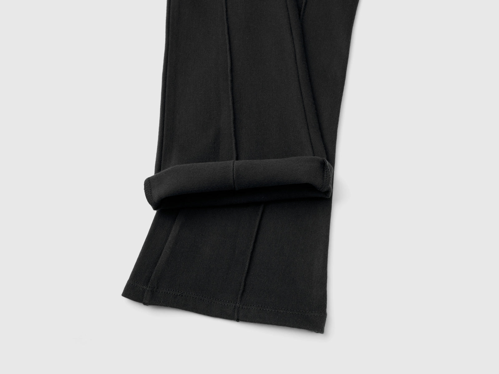 Pantaloni a zampa super stretch da bambina nero 3 | Benetton Outlet