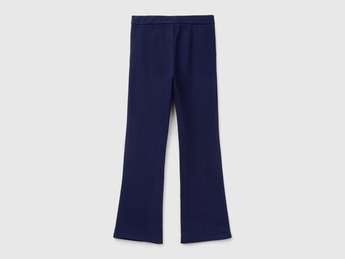 Super stretch flared trousers