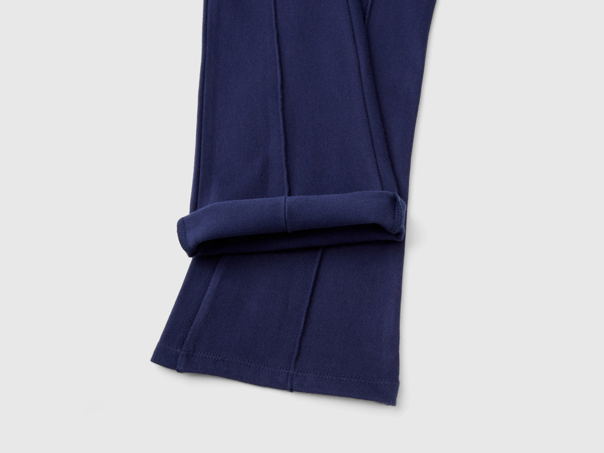 Super stretch flared trousers
